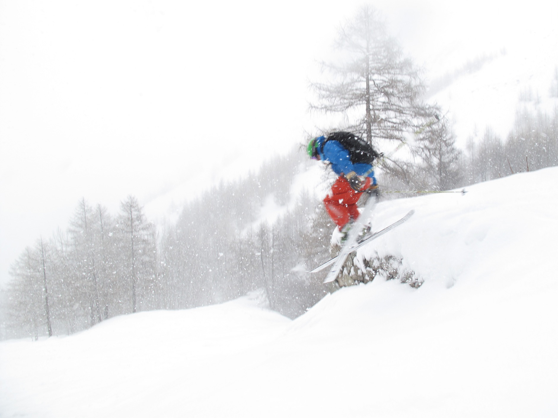 Fun on the lower slopes at La Grave